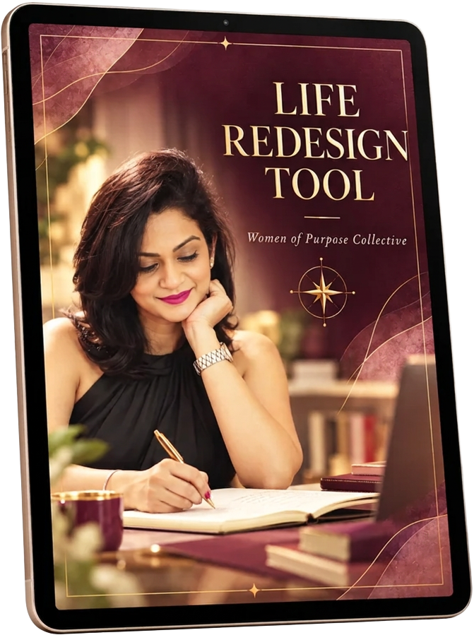 Life Redesign Tool on a tablet